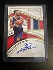 2022-23 Immaculate Ivica Zubac /49 3 Color Patch Auto Clippers On Card