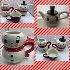 New ListingJohanna Parker Christmas Stackable Snowman Teapot & Mug + Warm Soup Cup Holiday