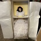 Gone With the Wind Franklin Mint Heirloom Doll  Scarlett O'Hara White Dress COA