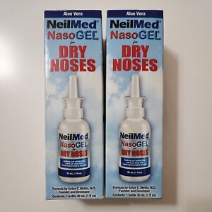 NeilMed Pharmaceuticals NasoGel Drip Free Gel Spray Dry Noses 1oz x2 Exp 2025+