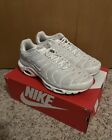 Nike Men's Air Max Plus Size 11 White/Cool Grey Running Shoes 604133-139