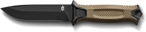 Gerber Strongarm Fixed Blade Tactical Knife Survival Coyote Brown Serrated Edge