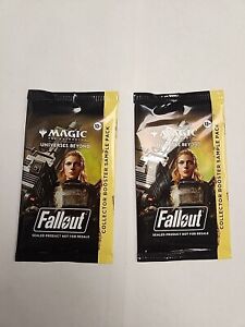 Magic The Gathering Fallout Collector Sample Pack - Lot Of Two (2)