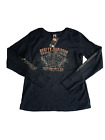 Harley-Davidson Women’s Black Long Sleeve T-Shirt Size XL  NEW CM01549