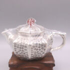 Vintage Silver Pot Pure Silver 999 Tea Pot Small Capacity Pure Handmade Teapot