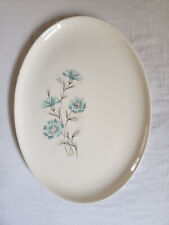 Vintage Taylor Smith Taylor Oval Ceramic Serving Platter Ever Yours Boutonniere