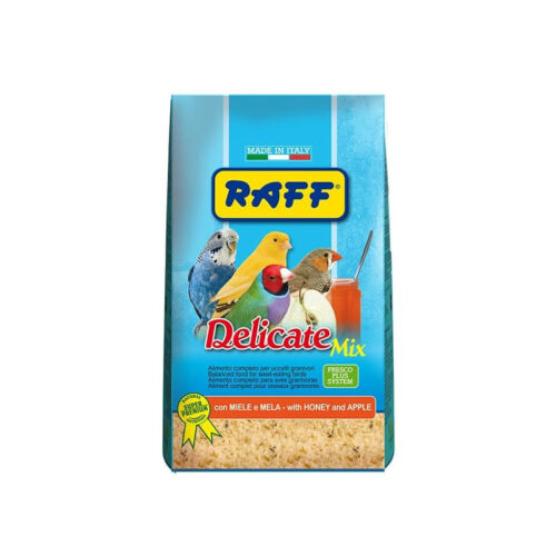 Natural  Bird Food for Small Birds RAFF Delicate Mix 500gr  honey apple