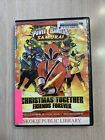 Power Rangers samurai Christmas together friends forever DVD 2012 PLAYS GREAT!