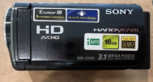Sony Handycam HD AVCHD HDR-CX150 3.1MP Camcorder 16GB HD1080, Screen problem