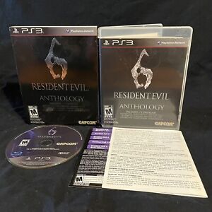 Resident Evil 6 Anthology - (Sony PlayStation 3, PS3) CIB w/ Sleeve and Inserts