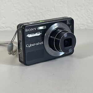 Sony Cyber-Shot DSC-W120 7.2MP Digital Camera Black w/ Battery TESTED