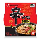 Nongshim Shin Noodle Soup Bowl Original Spicy Ramen 3.03 Ounce (Pack of 12)