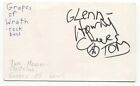 Grapes of Wrath Tom Hooper Signed 3x5 Index Card Autographed Signature Band