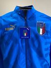 New ITALIA Italy National Team Soccer PUMA blue jacket