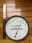 Antique J. B Carr Co., Troy NY, Anchor Chain Thermometer