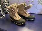 The North Face Women’s Black And Tan Power Step Winter Snow Boot Sz 9 EUC