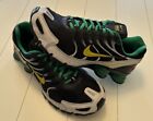 Nike ID Shox Women’s Size 9 Oregon Ducks Black Green Running Shoes 326907-992