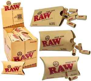 3x RAW PRE-ROLLED WIDE TIPS Filter Tips  3 Packs *Great Price* *USA Shipped!*