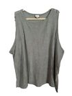 Women's Terry Tank Top - a New Day - Green Plus 3X swim Beach Cover Up NWT