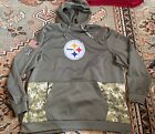 AUTHENTIC Nike 2022 Pittsburgh Steelers Salute to Service Therma Hoodie 3XL