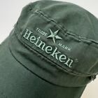 Heineken Hat Men Strap Back Spell Out Army Distress Star Flat Run Gym Core Cap