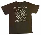 ARCADE FIRE 2014 Reflektor Tour RARE 2-Sided Black T-Shirt Adult MEDIUM/SMALL?!?