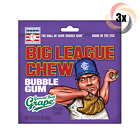 3x Packs | Big League Chew Ground Ball Grape Bubble Gum | 2.12oz | Fast Shipping