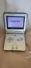 Nintendo Game Boy Advance SP Pearl Blue AGS 001 Tested Working + Charger Gameboy