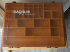 Vintage Plano Magnum Double Sided Fishing Tackle Box Magnum By Plano W/Dividers