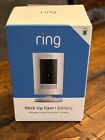 New ListingRing Stick Up Cam Indoor/Outdoor 1080p WiFi battery Security Camera White