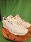 Reebok Mens Classic 49797 White Casual Shoes Sneakers Size 10.5