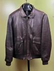 Remy Leather Jacket  sz 44 Brown Lite Lambskin DAMAGED