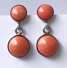MIND FIND BY JAY KING DTR STERLING SILVER DANGLE PINK CORAL EARRINGS