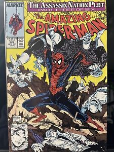 Amazing Spider-Man #322 VF Direct Marvel 1989 Assassin Nation Plot