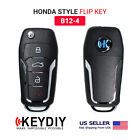 KEYDIY Car Flip Key Remote Key Ford Type B-Series 4 Buttons B12-4 for KD-X2