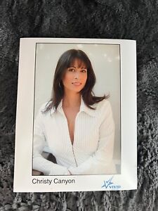 Christy Canyon LAST CALL 2003 8x10 Promo shot book 2