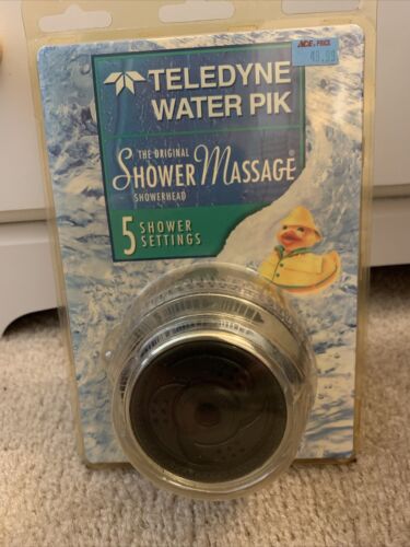 Teledyne Water Pik The Original Shower Massage 5 Shower Head Settings 1997