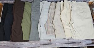 Huge Lots Of 10 Pairs Of Women's Size 10 Dress Business Casual Pants