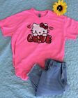 Hello Kitty Tee T Shirt Hot Pink Size Small med large xL