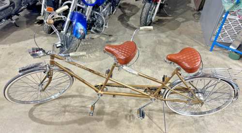 1971 Schwinn Twinn Tandem Bicycle SEATS REPLACED  *LOCAL PICKUP INDIANAPOLIS*