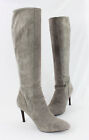 Cole Haan Women's Grey Suede Almond Toe Knee High Boots Size 9