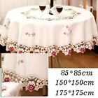 Round Tablecloth Embroidered Tablecloths Home Kitchen Table Decoration Cloth