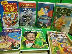 New ListingWalt Disney VHS Movies Lot of 6 Classics