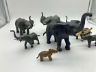 Huge Elephant Plastic Animal Toy Figure Lot