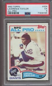 1982 Topps Lawrence Taylor All Pro PSA 5