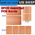 8PCs DIY Prototyping Board PCB Printed Circuit Prototype Breadboard Stripboard