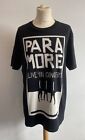 Mens Paramore Live In Concert T-shirt Black Size Medium Hayley Williams
