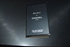 Bleu De Chanel EAU De PARFUM Pour Homme Men's Sample Spray .05oz, 1.5ml-