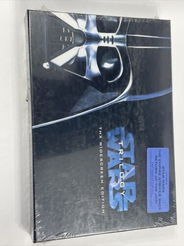 1995 Star Wars Trilogy THX Widescreen Edition 3 VHS Tapes Sealed Box Set Vintage