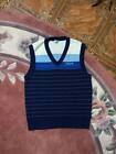 Vintage Adidas 80-90s Sweater Blue Vest Size 50 Made in Austria